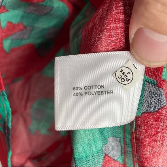 North Pole Moose Christmas button down shirt size XL - Picture 6 of 8